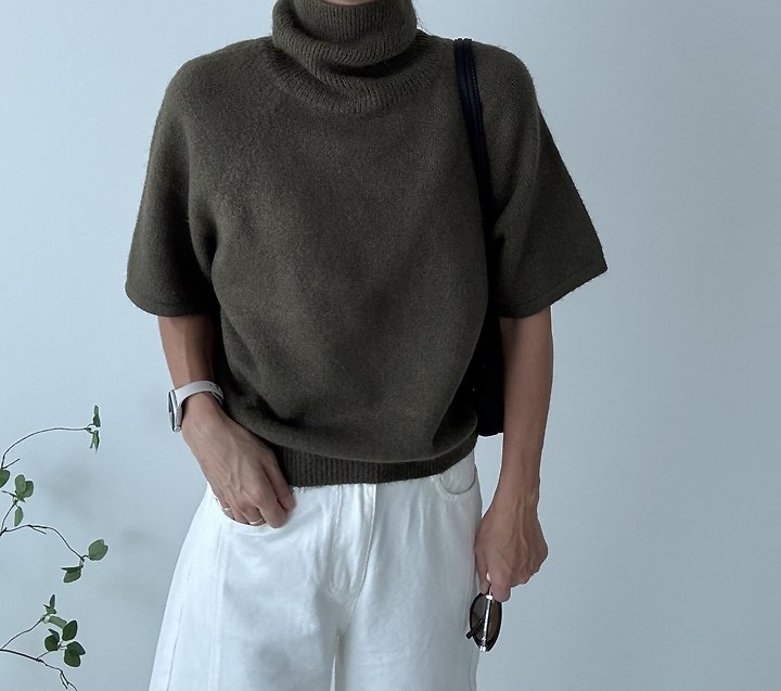 Rabbit Polo Neck Knit by Ripple for Women - view 2