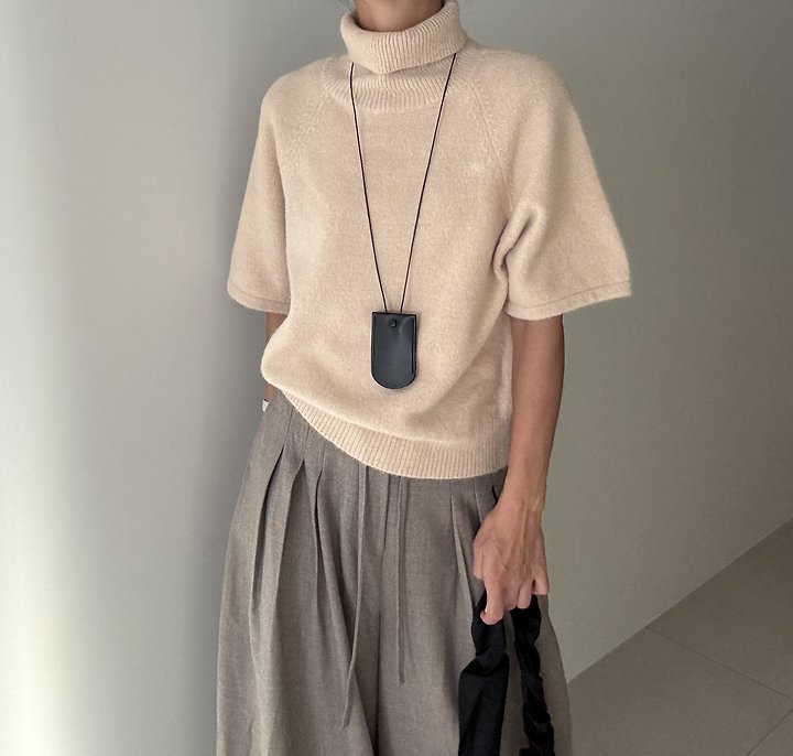 Rabbit Polo Neck Knit by Ripple for Women - view 4