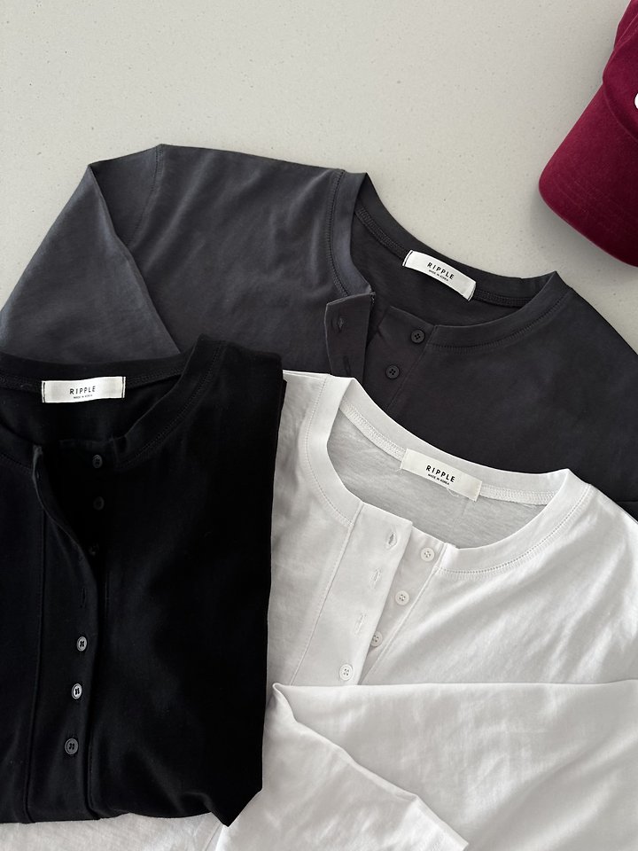 My Q Button Tee by Ripple for Women - view 9