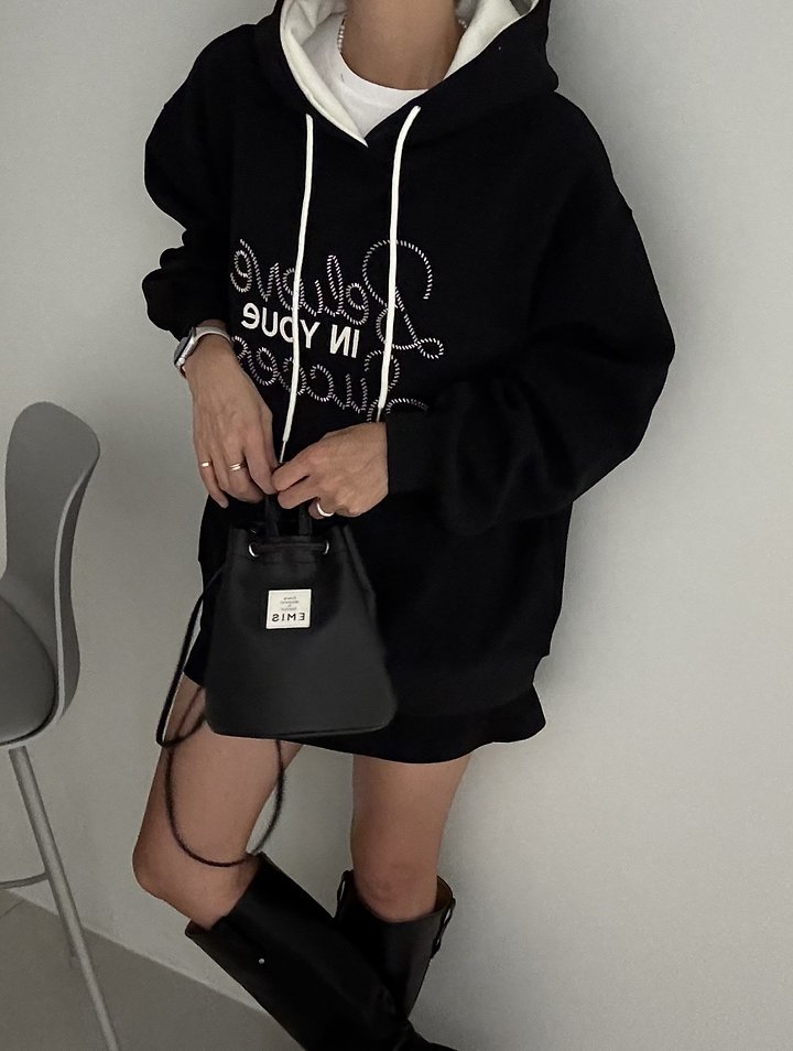 Color Block Hooded Sweatshirt by Ripple for Women - view 5
