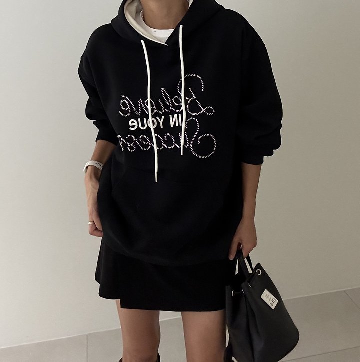 Color Block Hooded Sweatshirt by Ripple for Women - view 9
