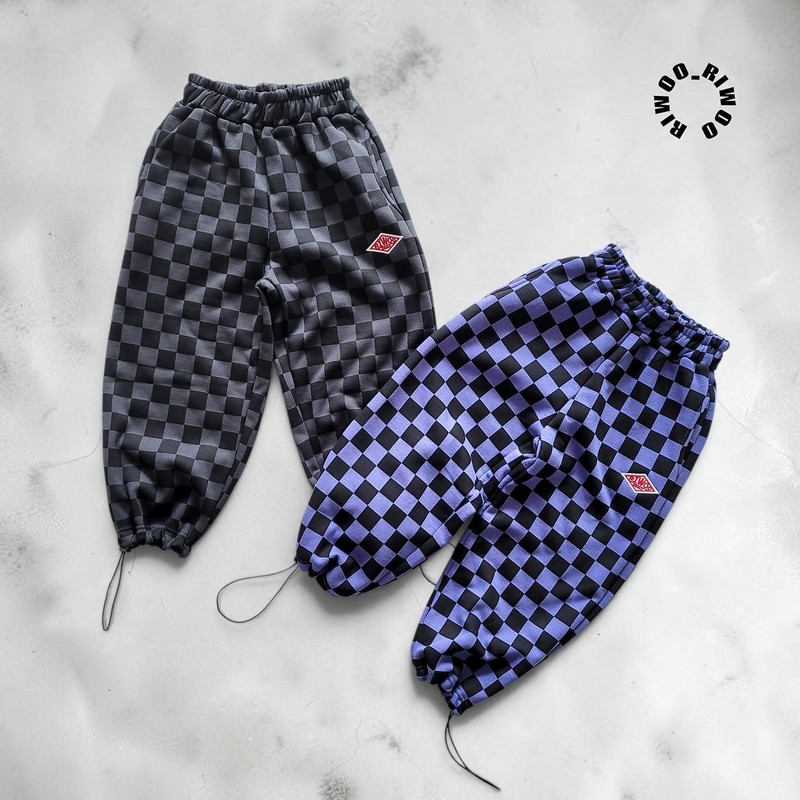 Riwoo Chess Fleece String Pants by Riwoo Riwoo for Child - view 9