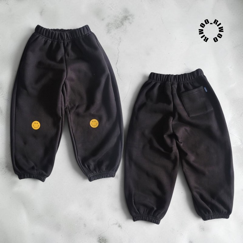 Smile Fleece Jogger Pants by Riwoo Riwoo for Child - view 4