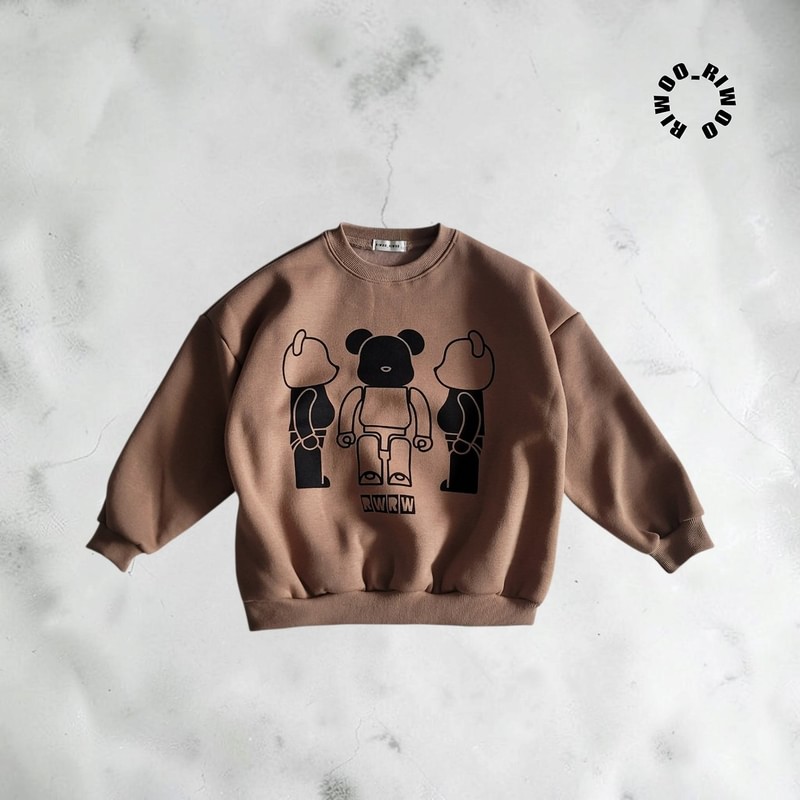 Brick Fleece Sweatshirt by Riwoo Riwoo for Child - view 2