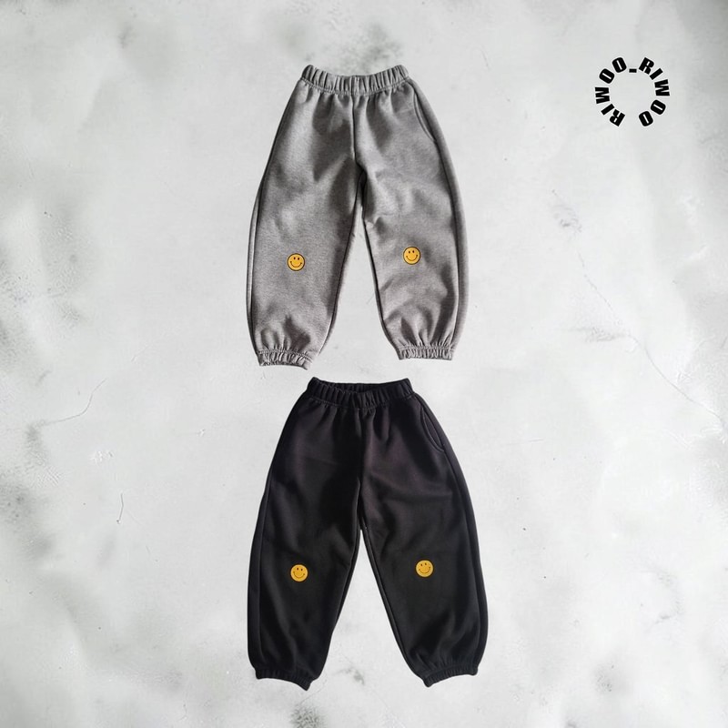 Smile Fleece Jogger Pants by Riwoo Riwoo for Child - view 5