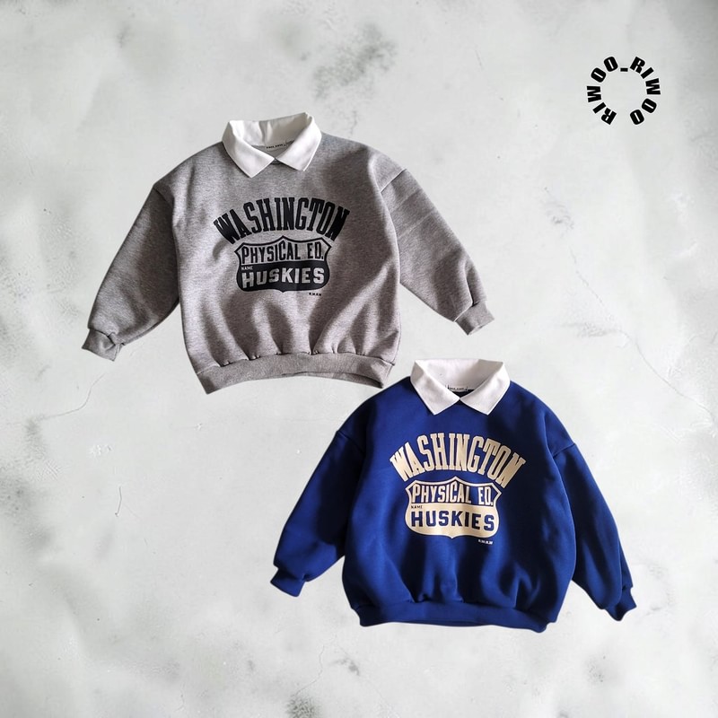 Washington Fleece Collar Sweatshirt by Riwoo Riwoo for Child - view 1