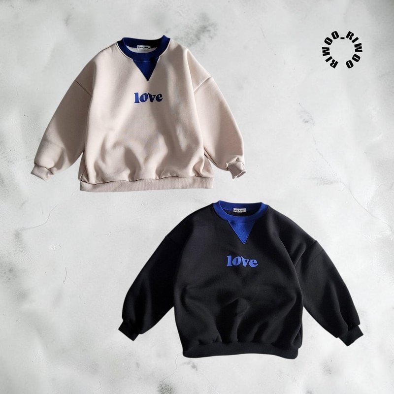 Love Fleece Sweatshirt by Riwoo Riwoo for Child - view 1