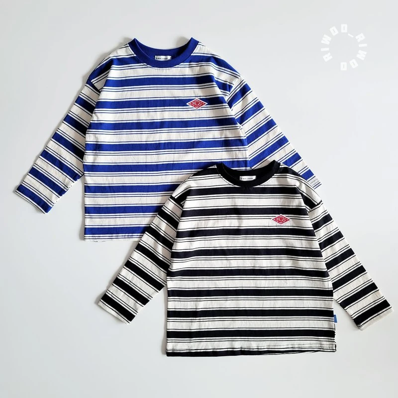 Riwoo Irregular Striped Tee by Riwoo Riwoo for Child - view 7