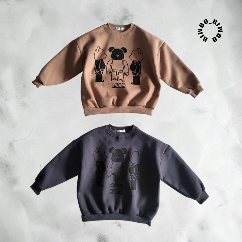 Brick Fleece Sweatshirt by Riwoo Riwoo for Child - view 4