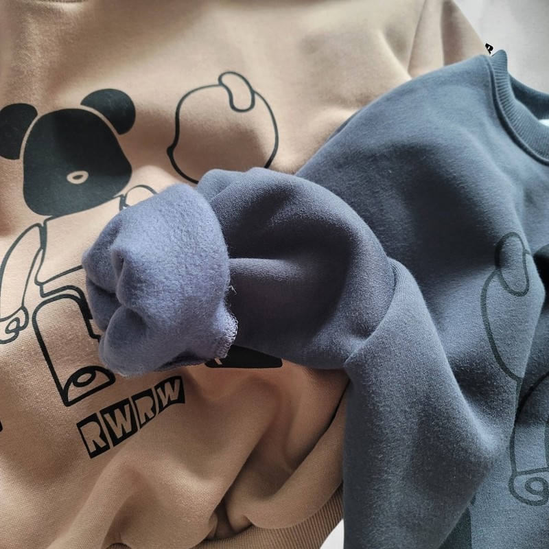 Brick Fleece Sweatshirt by Riwoo Riwoo for Child - view 5