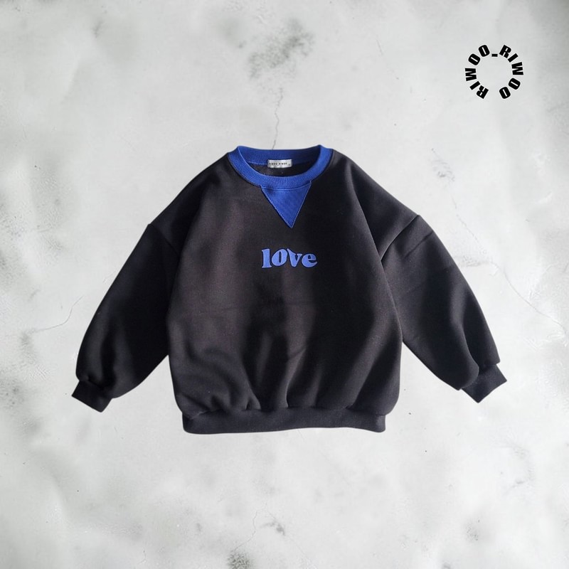 Love Fleece Sweatshirt by Riwoo Riwoo for Child - view 3
