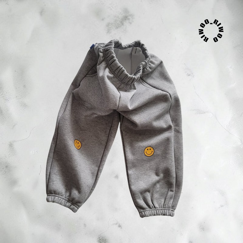 Smile Fleece Jogger Pants by Riwoo Riwoo for Child - view 8