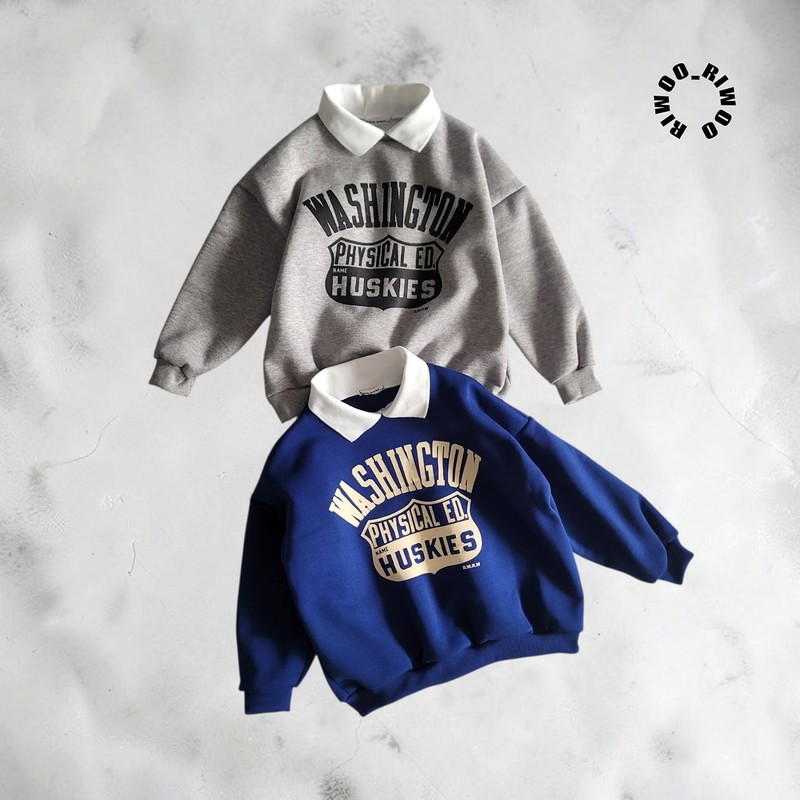 Washington Fleece Collar Sweatshirt by Riwoo Riwoo for Child - view 7