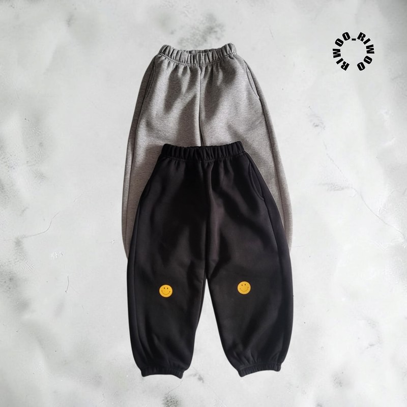Smile Fleece Jogger Pants by Riwoo Riwoo for Child - view 12