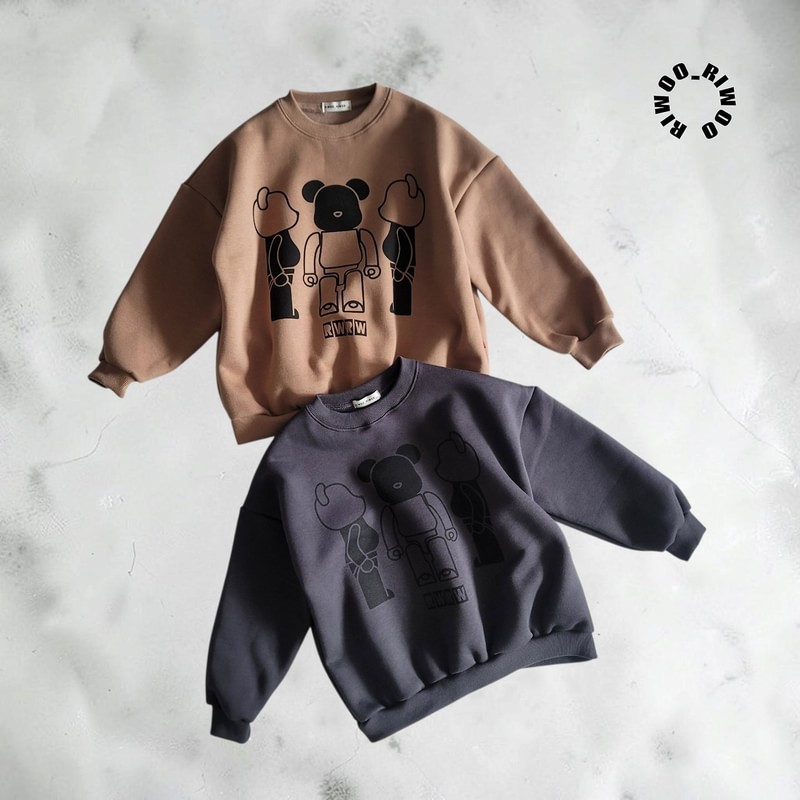 Brick Fleece Sweatshirt by Riwoo Riwoo for Child - view 10