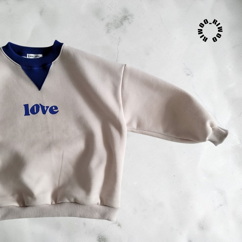 Love Fleece Sweatshirt by Riwoo Riwoo for Child - view 9