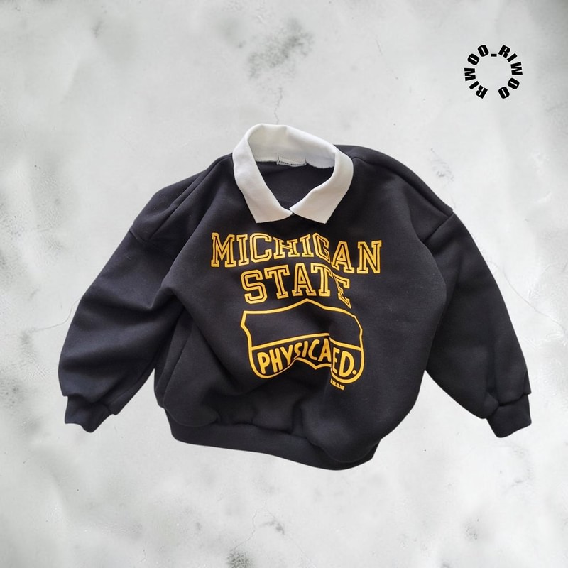 Michigan Fleece Collar Sweatshirt by Riwoo Riwoo for Child - view 9