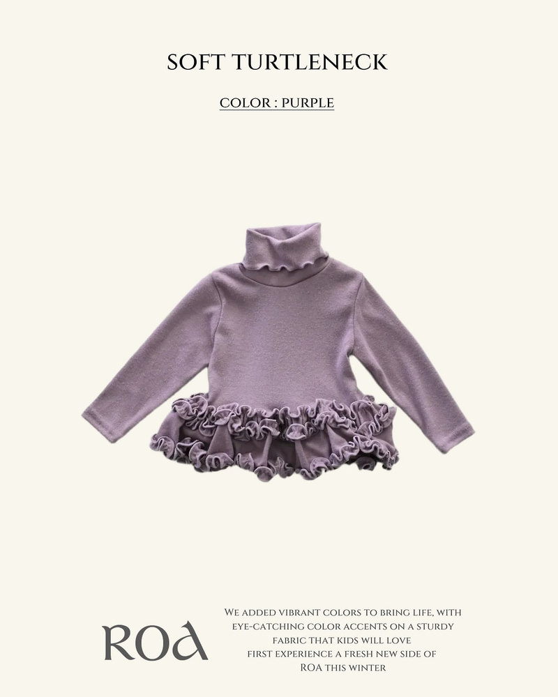 Soft Turtleneck Tee by Roa for Baby - view 4