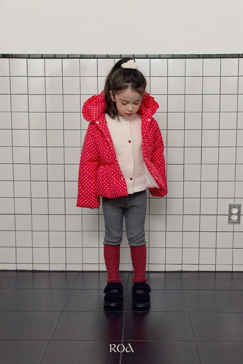 Dot Hooded Padding by Roa for Baby - view 9