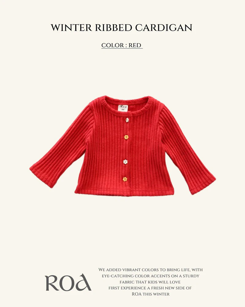 Winter Ribbed Cardigan by Roa for Baby - view 3
