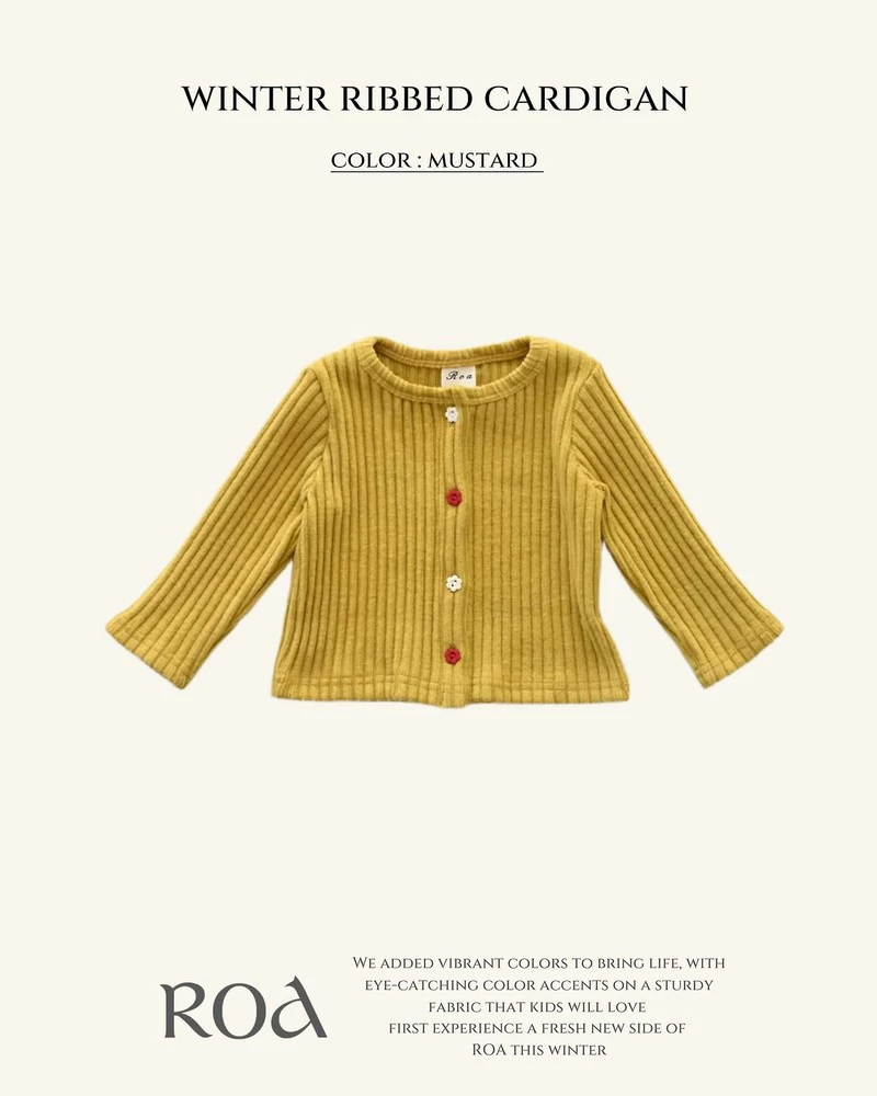 Winter Ribbed Cardigan by Roa for Baby - view 4