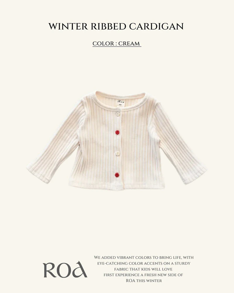 Winter Ribbed Cardigan by Roa for Baby - view 5