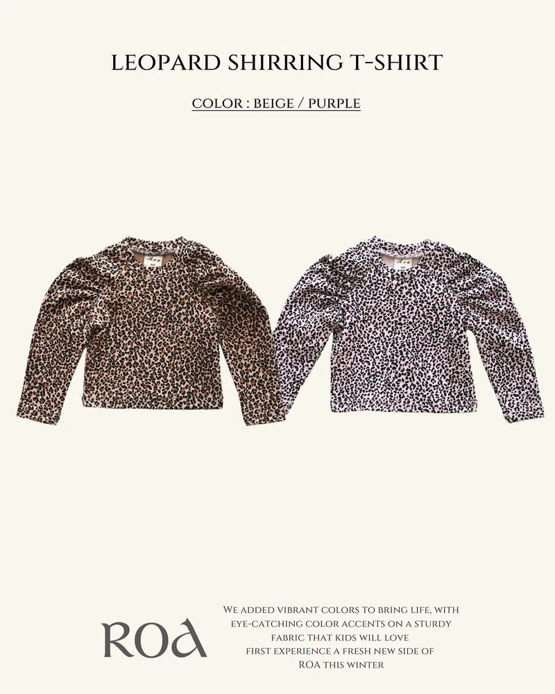 Leopard Shirring Tee by Roa for Baby - view 1