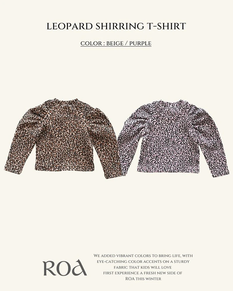 Leopard Shirring Tee by Roa for Baby - view 2