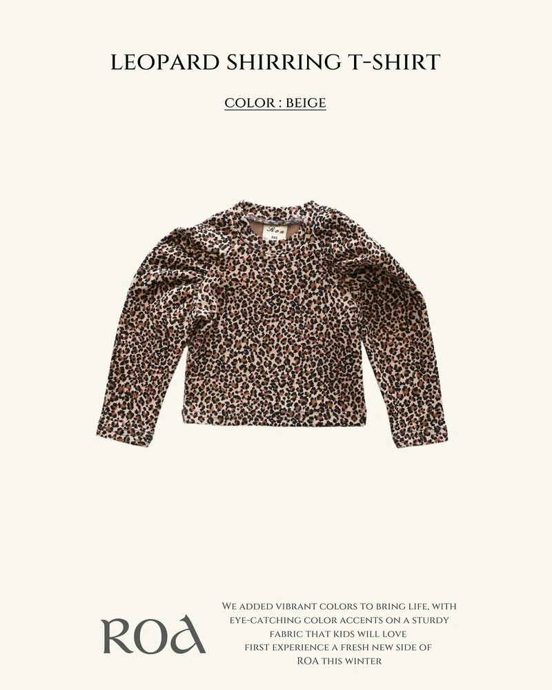 Leopard Shirring Tee by Roa for Baby - view 3