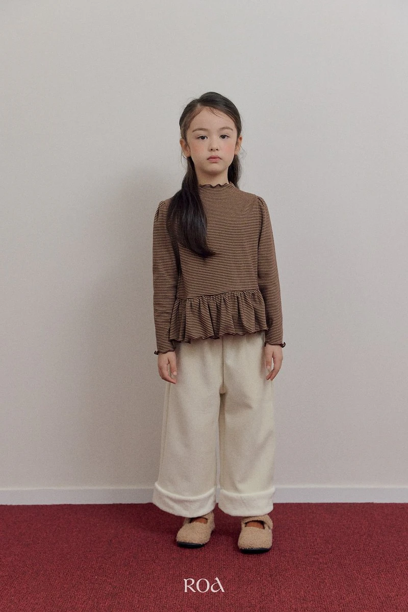 Nana Striped Half-neck Tee by Roa for Baby - view 5