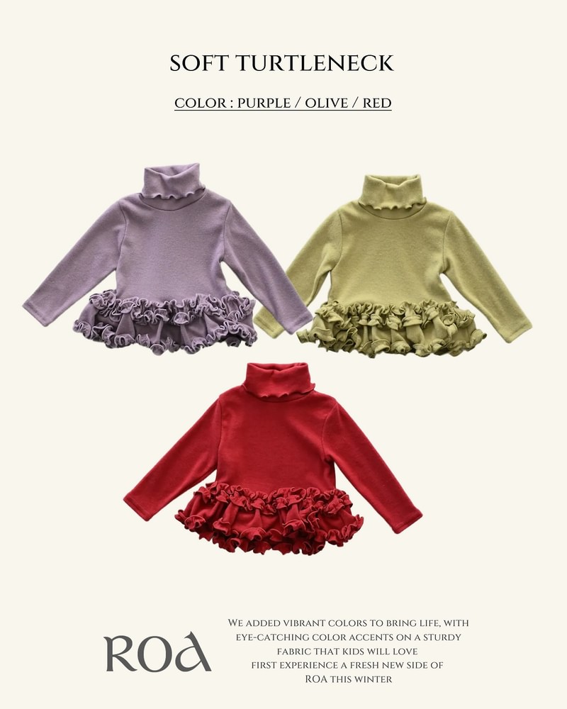 Soft Turtleneck Tee by Roa for Baby - view 1