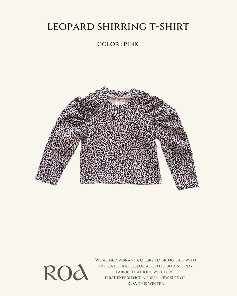 Leopard Shirring Tee by Roa for Baby - view 4
