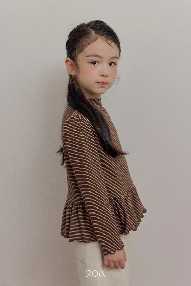 Nana Striped Half-neck Tee by Roa for Baby - view 6