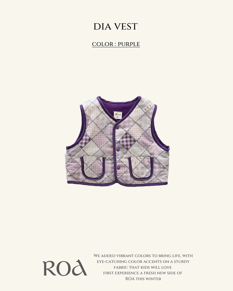 Diamond Vest by Roa for Baby - view 4
