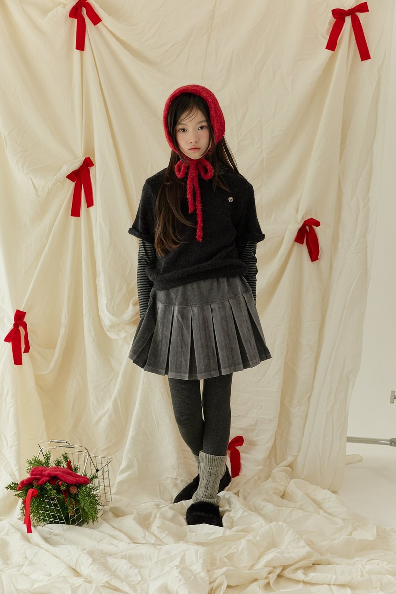 Mink Cable Knit Warmer Leggings by Sm2 for Child - view 6