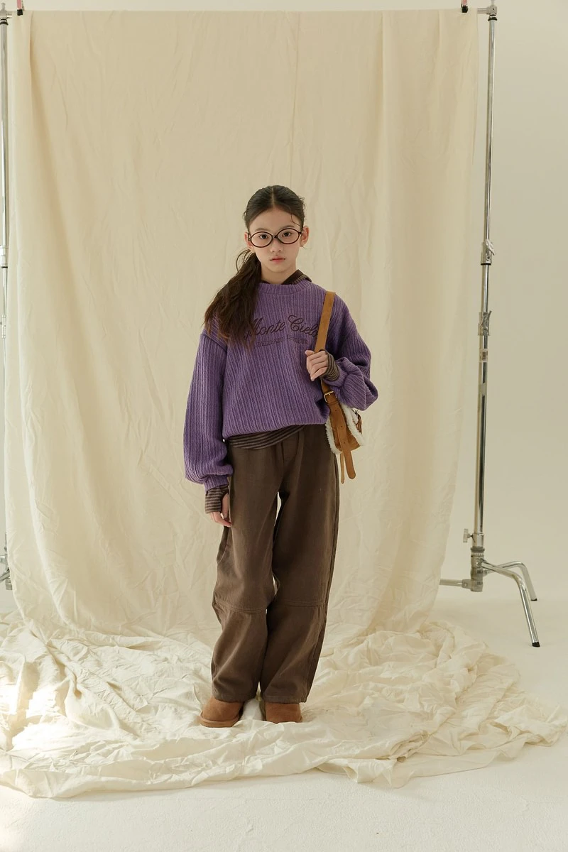 Check Pocket Fleeced Curve Pants by Sm2 for Child - view 3