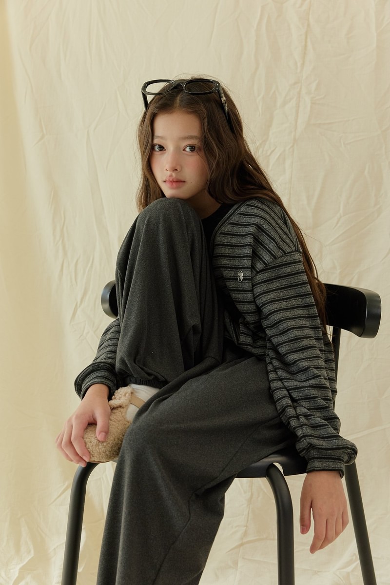 Cozy V-Neck Layered Sweatshirt by Sm2 for Child - view 1
