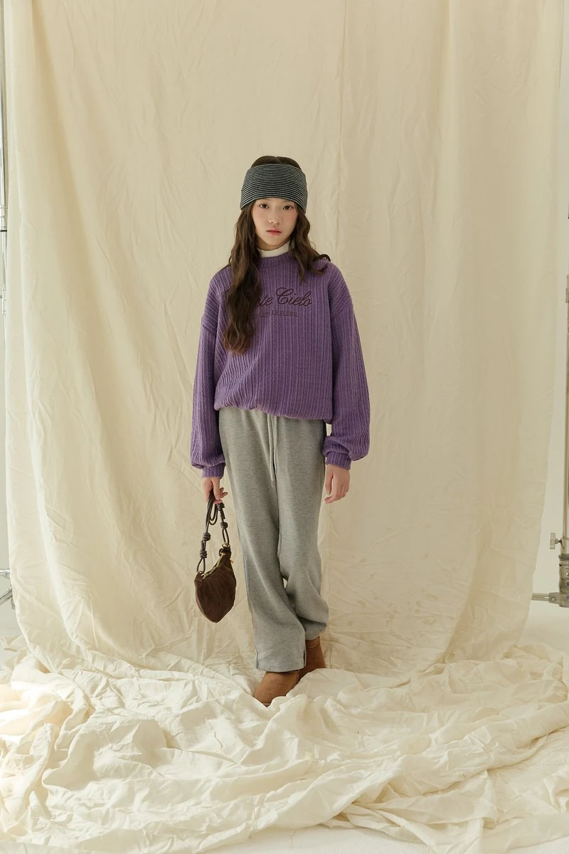 Thick Ribbed Slit Bootcut Pants by Sm2 for Child - view 10