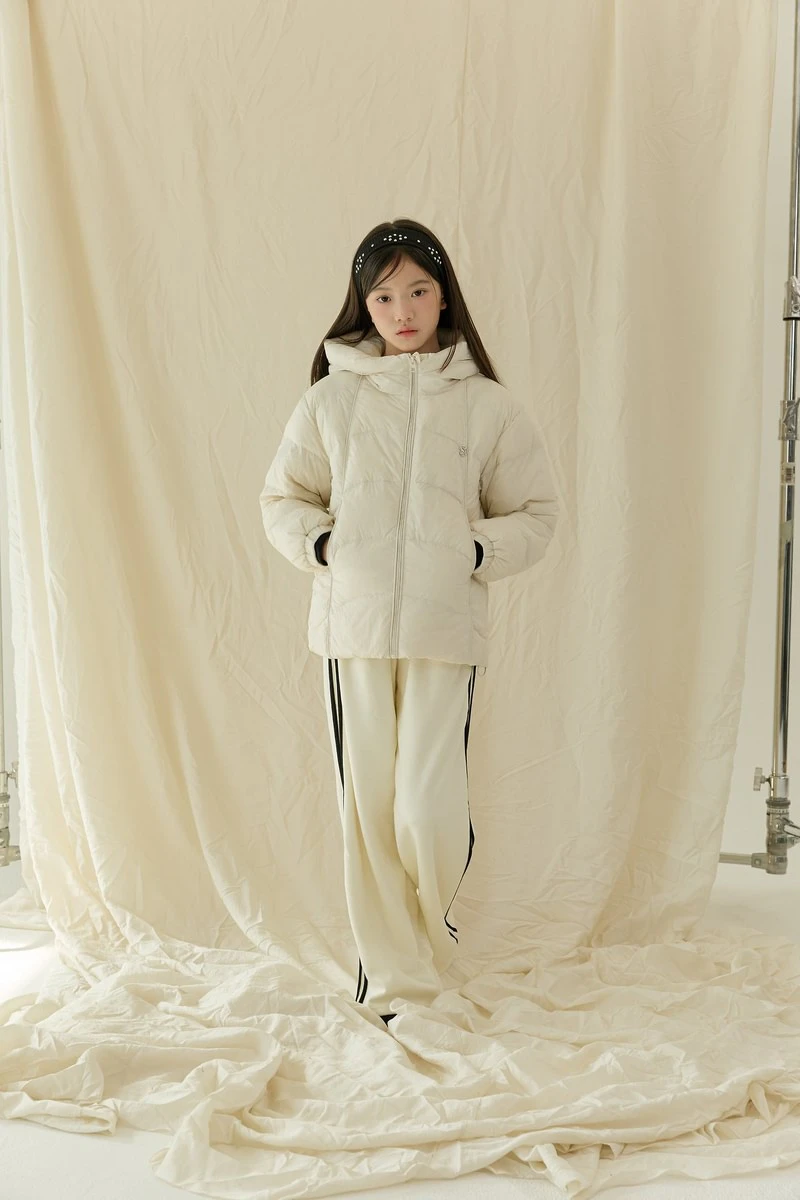 Volume Hooded Duck Down Padded Jacket by Sm2 for Child - view 6