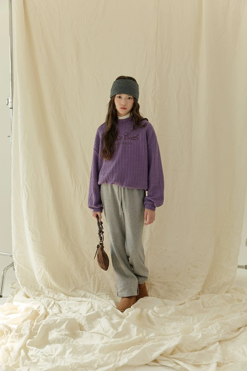 Thick Ribbed Slit Bootcut Pants by Sm2 for Child - view 11