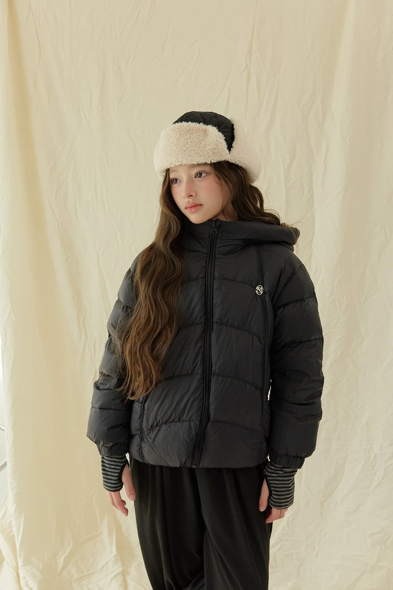 Volume Hooded Duck Down Padded Jacket by Sm2 for Child - view 7