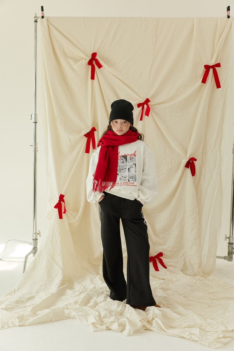 Lovely Cat Fleeced Sweatshirt by Sm2 for Child - view 3