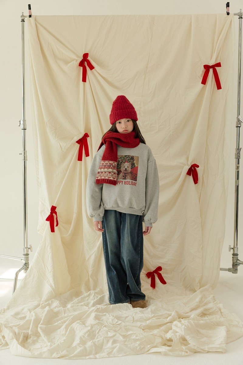 Holiday Puffy Fleeced Sweatshirt by Sm2 for Child - view 12