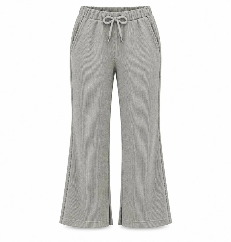 Thick Ribbed Slit Bootcut Pants by Sm2 for Child - view 12