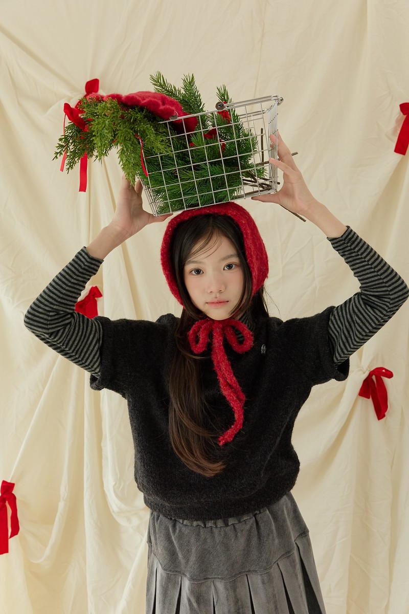Roll-Up Mock Neck Layered Knit by Sm2 for Child - view 10