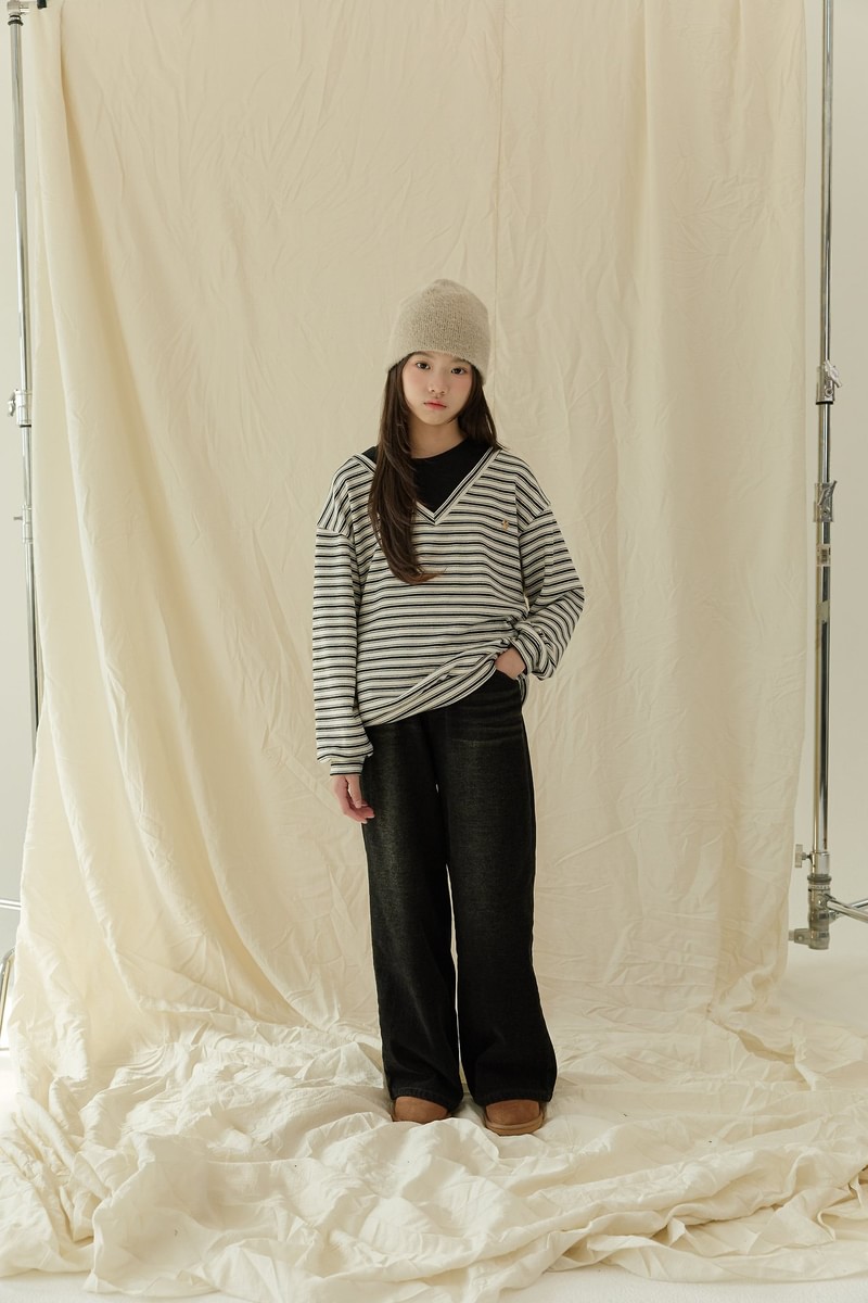 Cozy V-Neck Layered Sweatshirt by Sm2 for Child - view 5