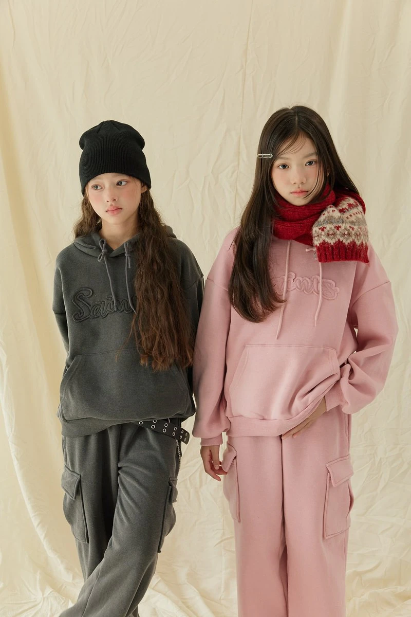 Vintage Pigment Fleeced Hooded Tee by Sm2 for Child - view 4