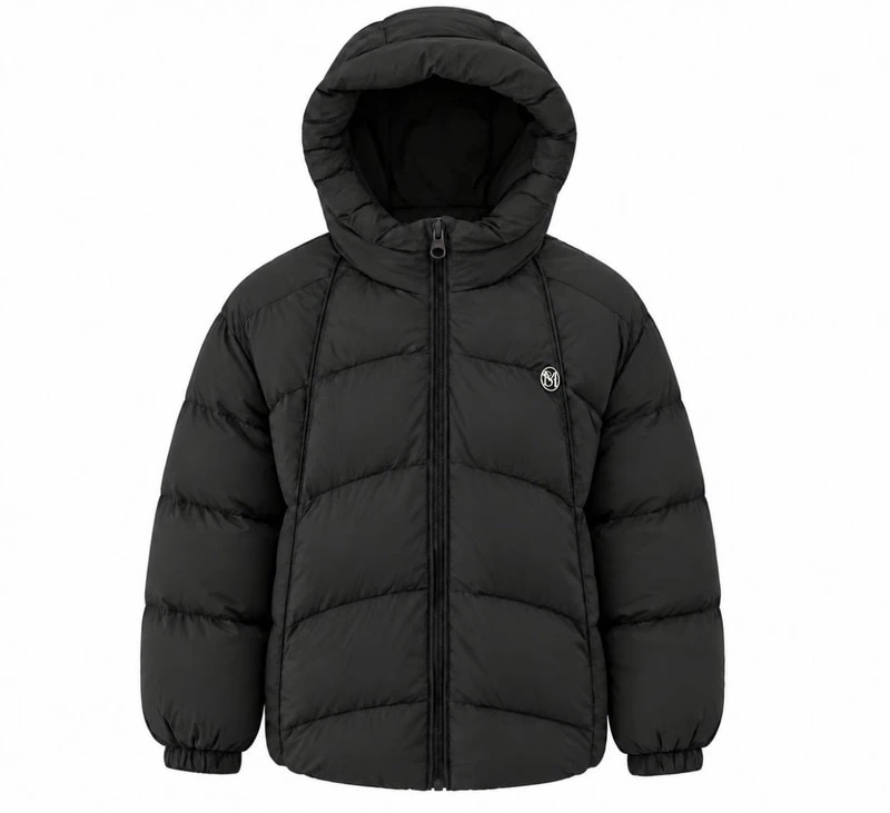 Volume Hooded Duck Down Padded Jacket by Sm2 for Child - view 10