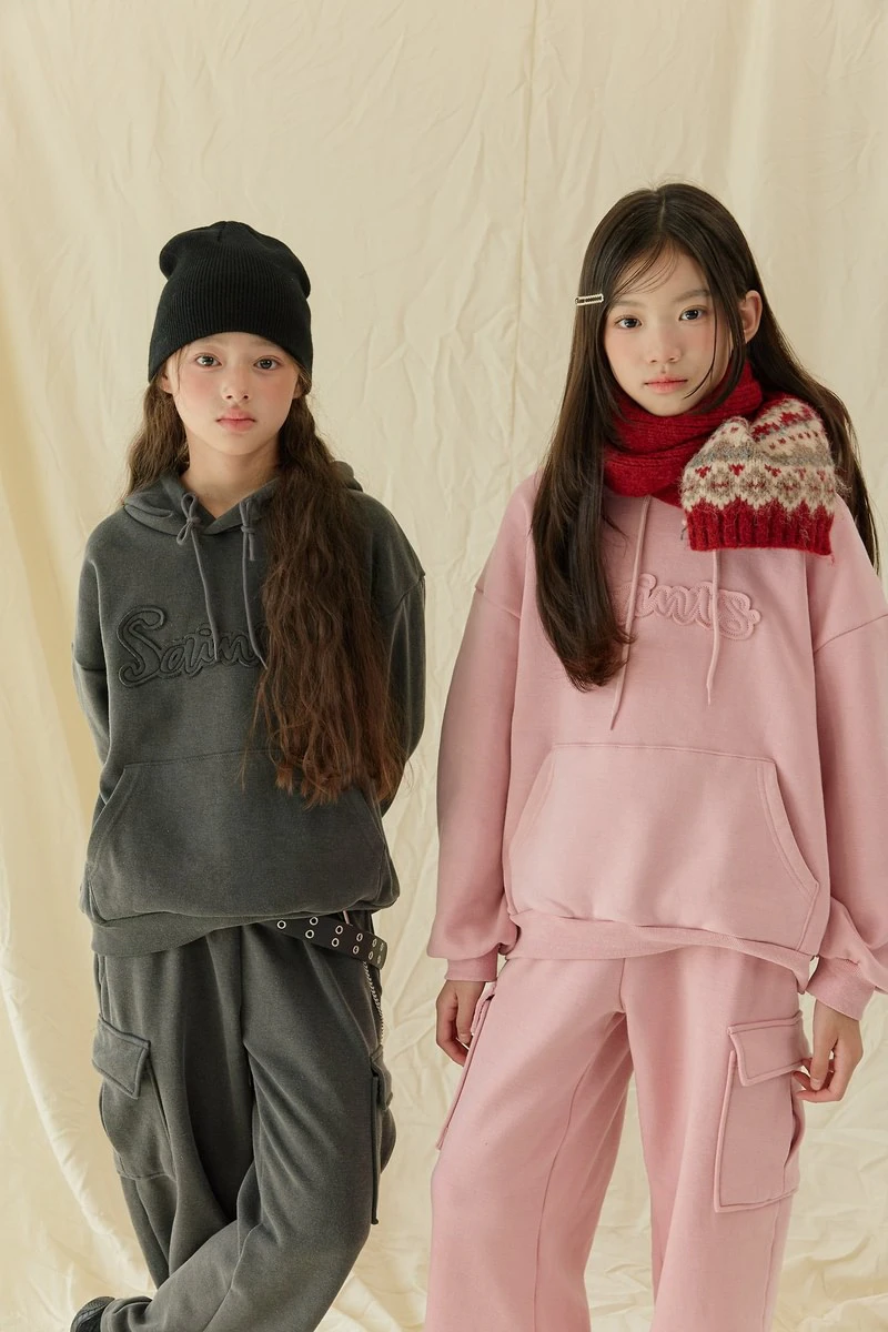 Vintage Pigment Fleeced Hooded Tee by Sm2 for Child - view 5