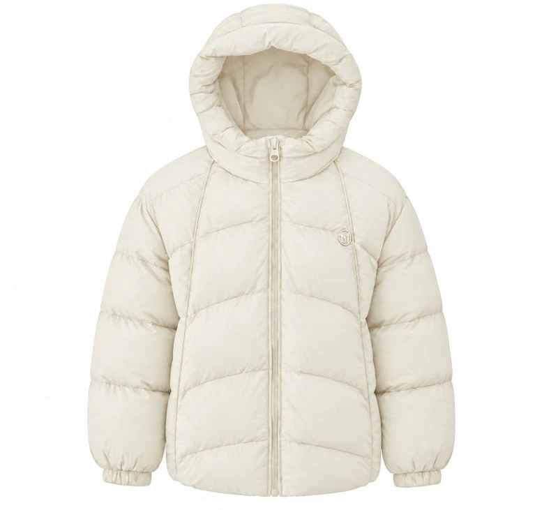 Volume Hooded Duck Down Padded Jacket by Sm2 for Child - view 11